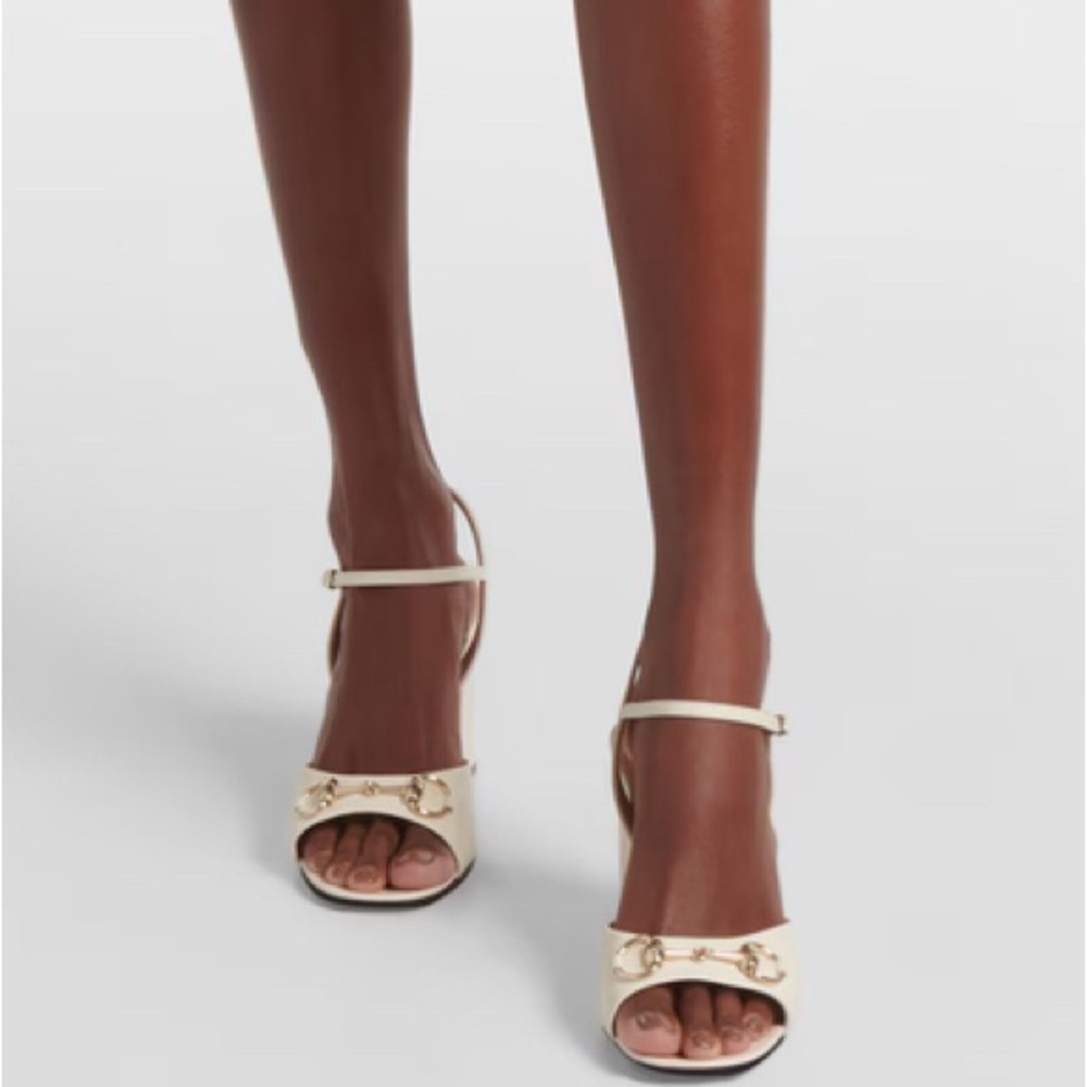 Luxury brand inspired  open toe block heels size 37